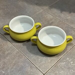 Cost Plus World Market Yellow Soup Bowls